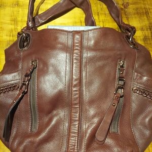 B Makowsky shoulder hobo bag